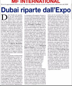 mf international dubai riparte dall'expo